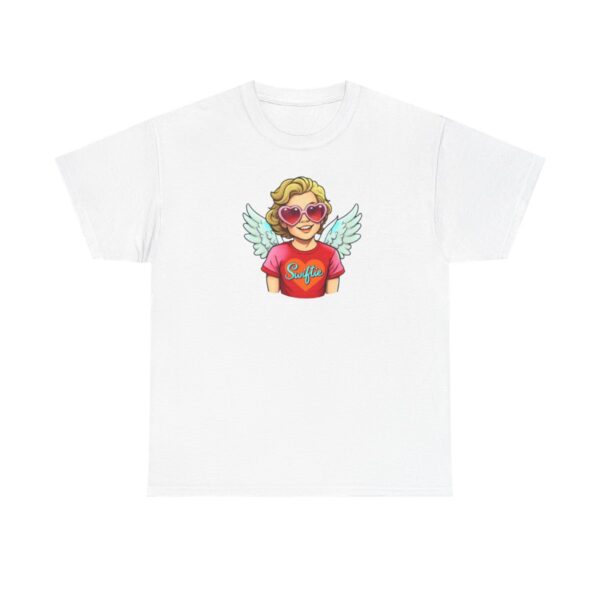 "Angel Swiftie Cotton T-Shirt – Soft and Stylish Taylor Swift Fan Apparel, Perfect Gift for Swifties" - Image 3