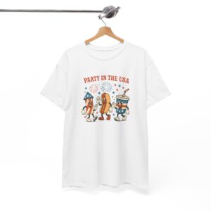 Party in the USA Retro Cartoon Tee