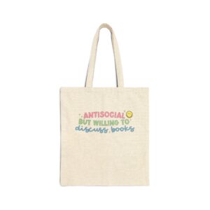 Antisocial But Willing To Discuss Books Book Bag
